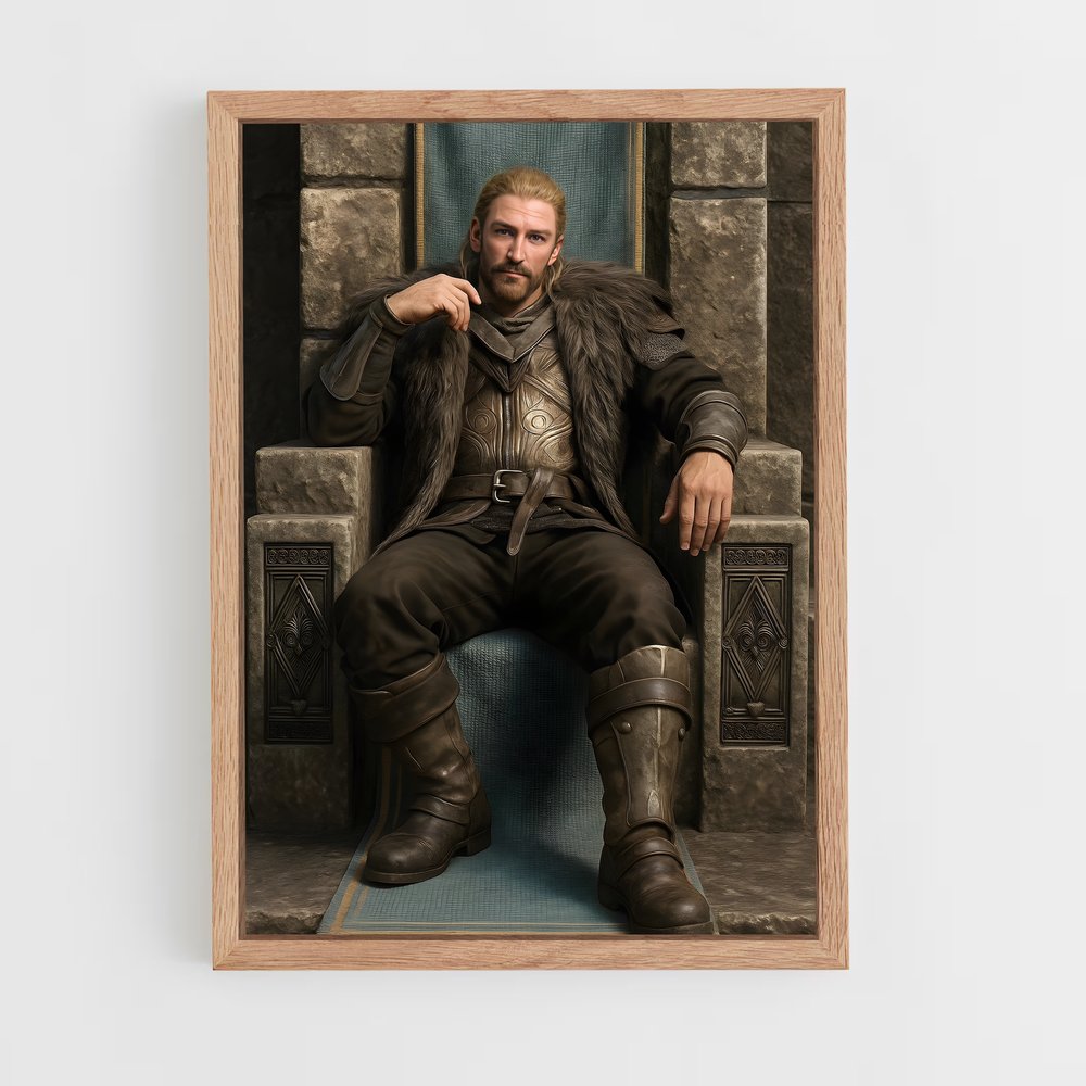 Poster Le Roi des Nords – affiche Skyrim (vue 4)